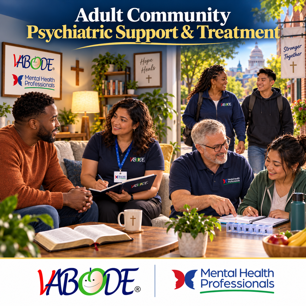 Adult CPST team supporting adults at home and in the community