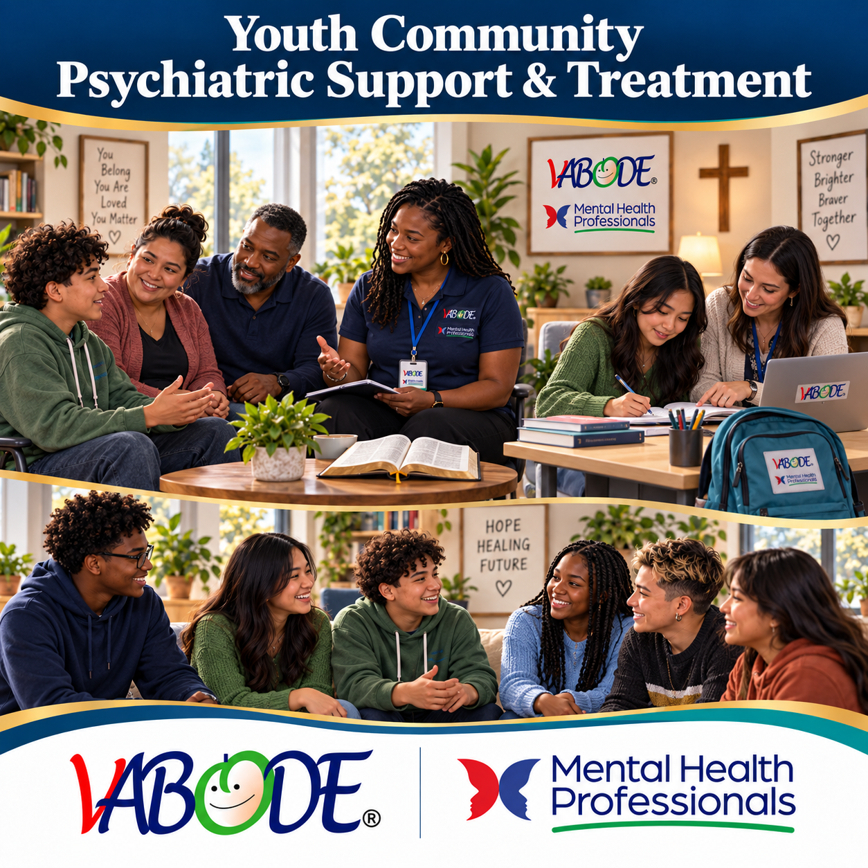 Youth CPST team working with a teen and family